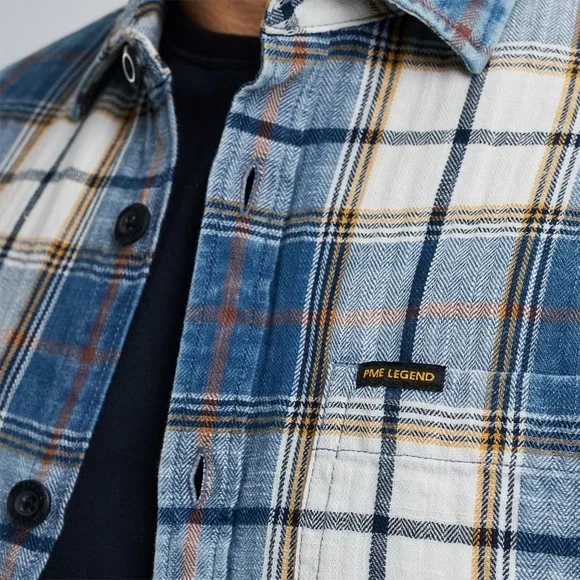 PME Legend mens check pattern button down shirt - Picture 1 of 6